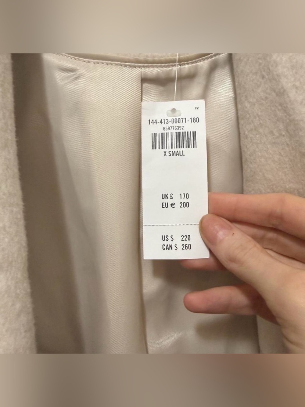 Abercrombie & Fitch Wool Blend Top Coat - Picture 4 of 4